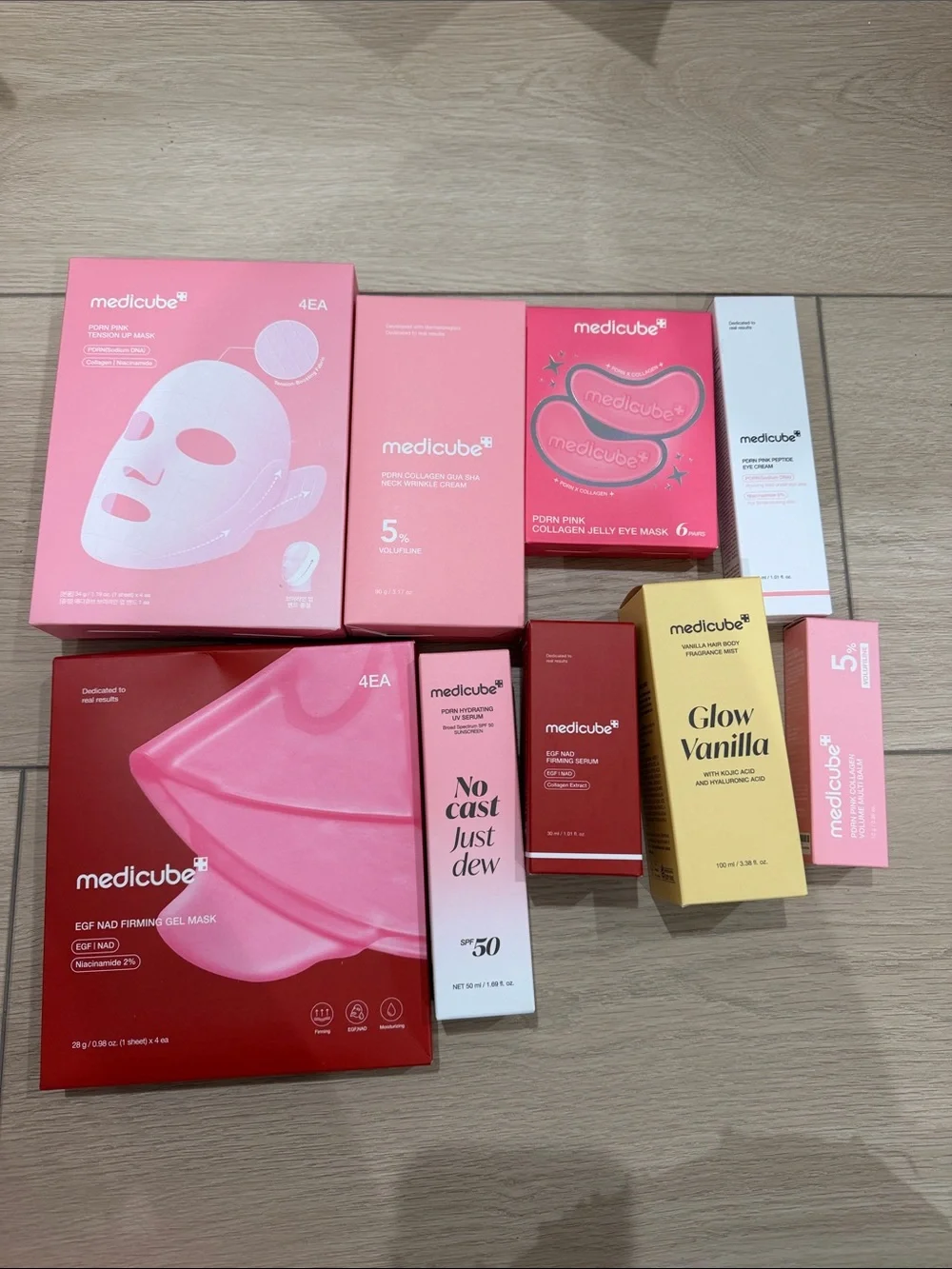 Medicube Pink Skincare Set – Hydrating Masks & Serums